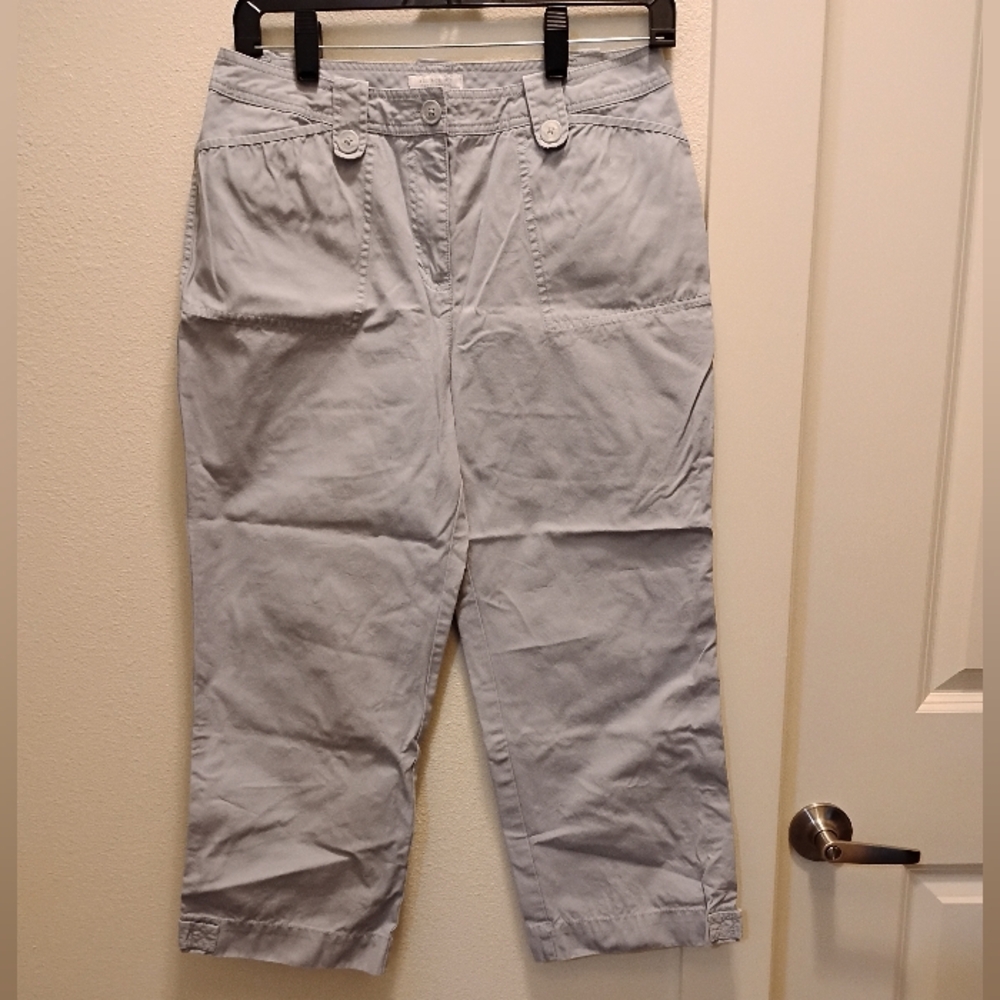 Charter Club Light Gray Women Shorts